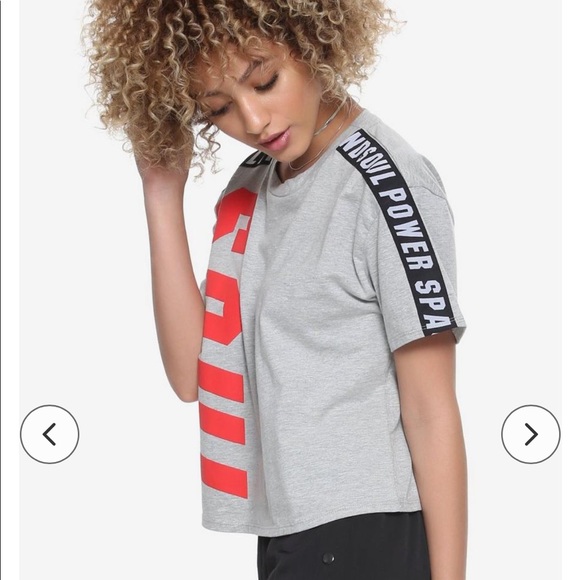 Her Universe Marvel Avengers: Infinity War Soul Stone Girls Crop Top - Picture 3 of 12